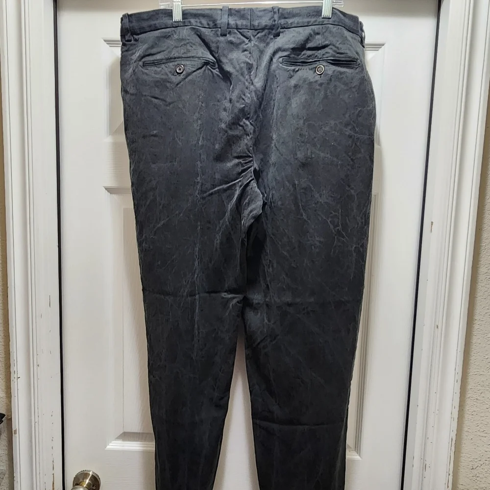 Tommy Bahama Silk & Bamboo Pants 40 X 32 Men's 40x32 black